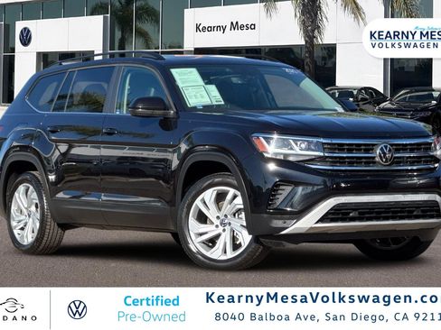 Used 2021 Volkswagen Atlas SE w/ Panoramic Sunroof Package image 1