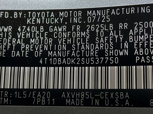 Certified 2025 Toyota Camry SE w/ Convenience Package AWD/4WD image 29