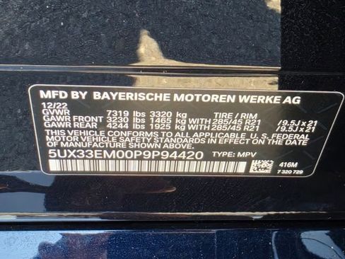 Used 2023 BMW X7 M60i w/ Executive Package AWD/4WD image 34