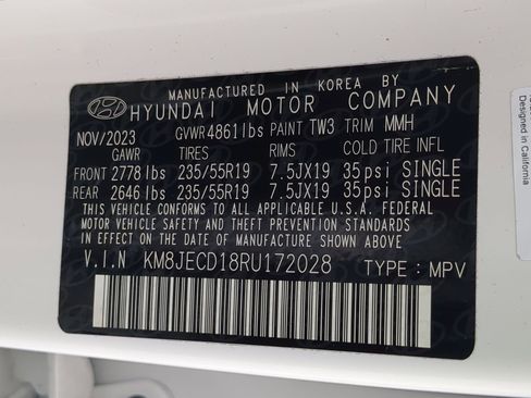 Used 2024 Hyundai Tucson Limited image 38