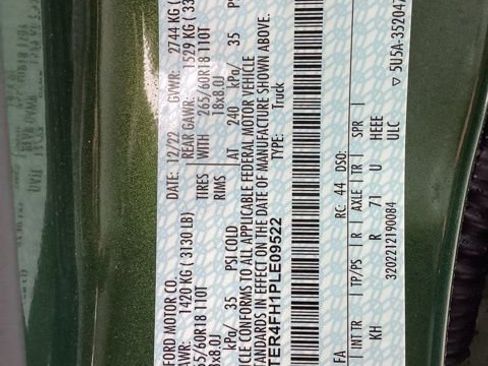 Used 2023 Ford Ranger Lariat w/ Equipment Group 501A High image 31