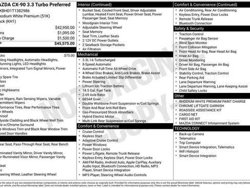 New 2026 MAZDA CX-90 3.3 Turbo w/ Preferred Package image 39