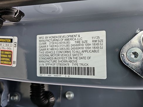 New 2026 Honda Ridgeline Sport image 10