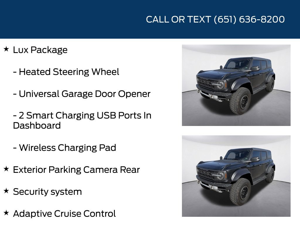 Used 2022 Ford Bronco Raptor AWD/4WD image 9