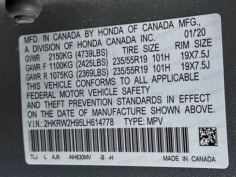 Used 2020 Honda CR-V Touring image 33