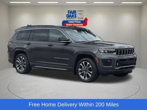 Certified 2025 Jeep Grand Cherokee L Overland w/ Advanced Protech Group III AWD/4WD image 1