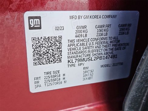 Certified 2023 Chevrolet TrailBlazer RS w/ Sun and Liftgate Package image 36