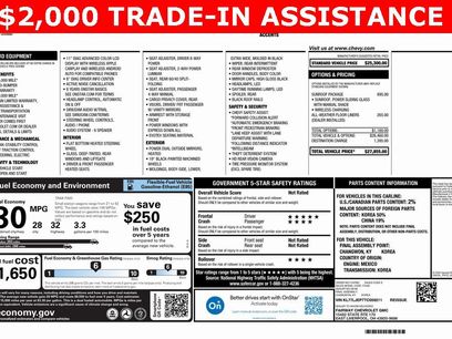 New 2026 Chevrolet Trax RS w/ Sunroof Package