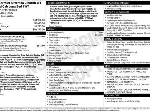 Used 2022 Chevrolet Silverado 2500 W/T w/ WT Convenience Package image 28