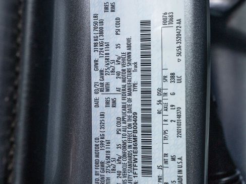 Used 2021 Ford F150 XLT w/ Equipment Group 302A High image 29