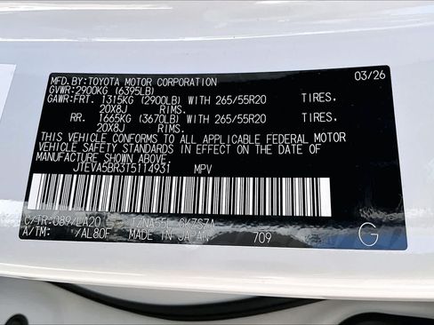 Used 2026 Toyota 4Runner Limited AWD/4WD image 35