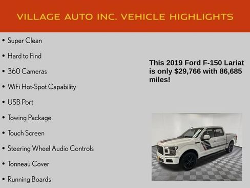 Used 2019 Ford F150 Lariat w/ Equipment Group 502A Luxury AWD/4WD image 7