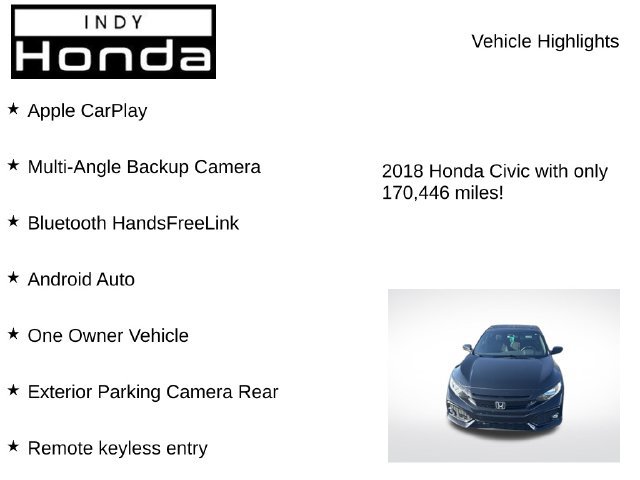 Used 2018 Honda Civic EX image 7