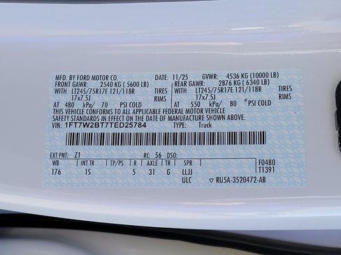New 2026 Ford F250 XL image 13