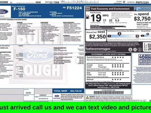 Used 2023 Ford F150 XL w/ STX Appearance Package AWD/4WD image 1
