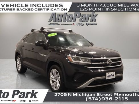 Used 2021 Volkswagen Atlas Cross Sport SEL AWD/4WD image 1