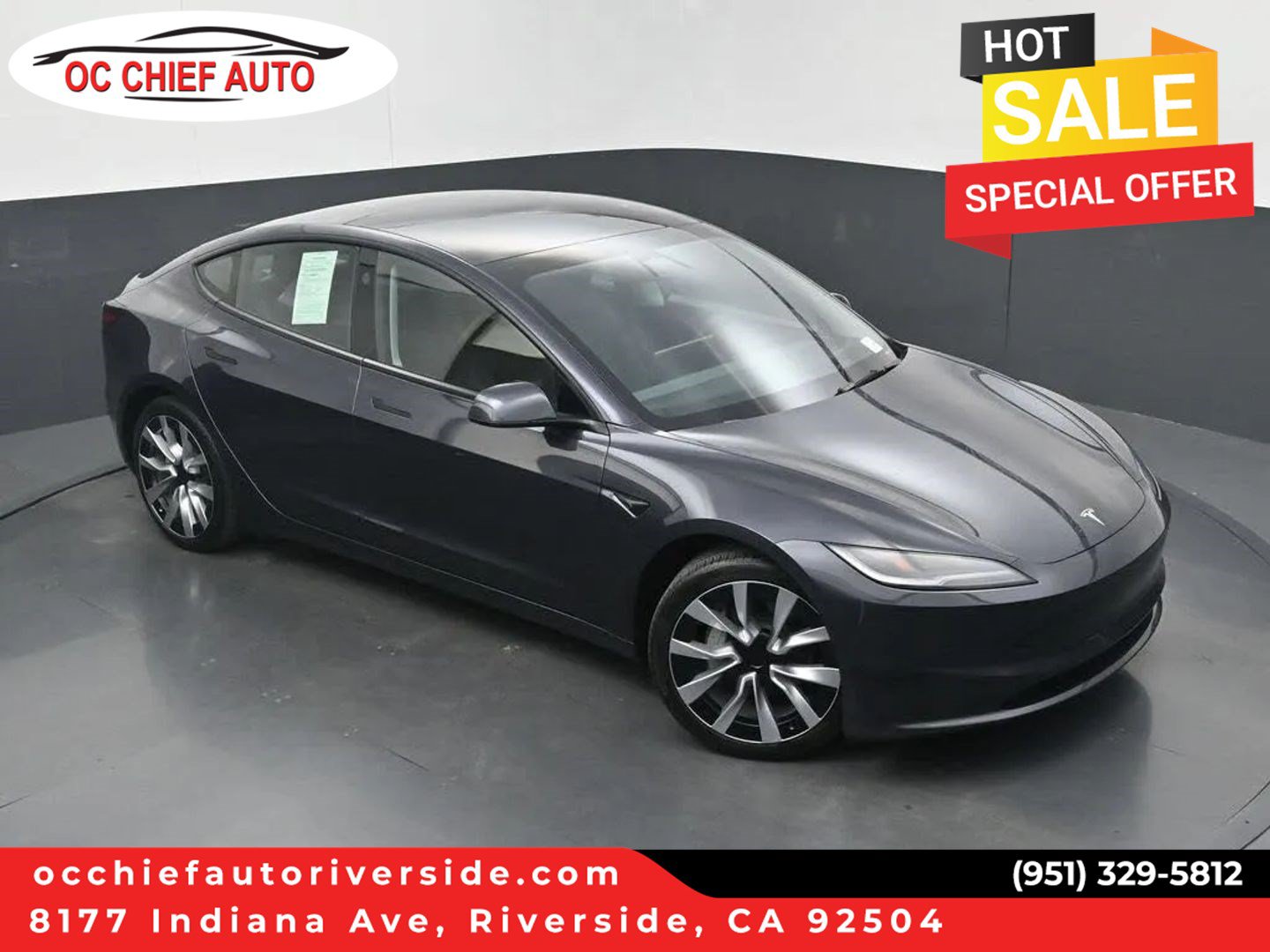 Used 2024 Tesla Model 3 Long Range RWD image 1