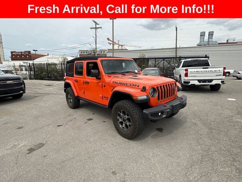 Used 2019 Jeep Wrangler Unlimited Rubicon w/ Uconnect 4C Nav & Sound Group image 1