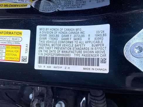 Used 2024 Honda Civic Sport image 32