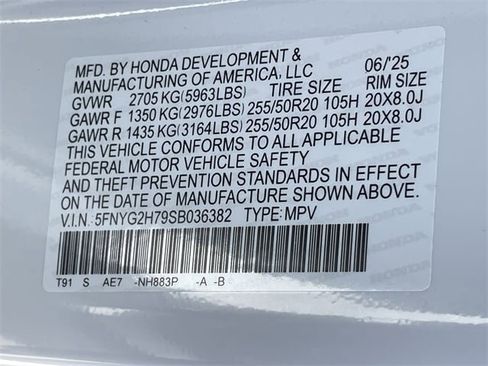 New 2025 Honda Pilot Touring image 28