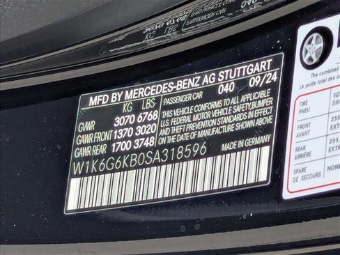 New 2025 Mercedes-Benz S 580e 4MATIC Sedan image 16