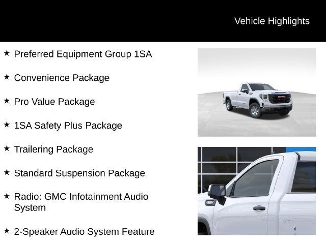 Certified 2025 GMC Sierra 1500 Pro w/ Pro Value Package AWD/4WD image 8