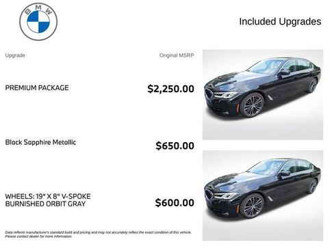 Used 2023 BMW 530i xDrive w/ Premium Package AWD/4WD image 3