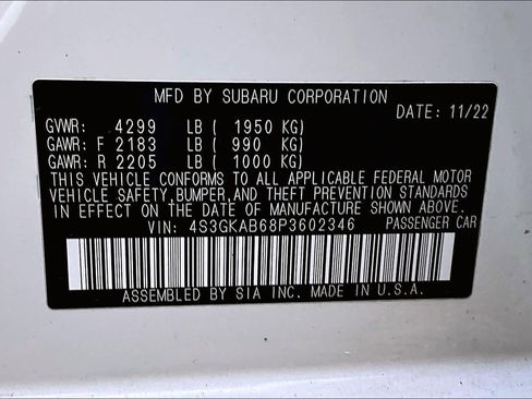 Used 2023 Subaru Impreza 2.0i AWD/4WD image 31