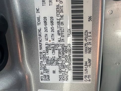 Used 2023 Toyota Tundra 1794 Edition w/ Advanced Package AWD/4WD image 5