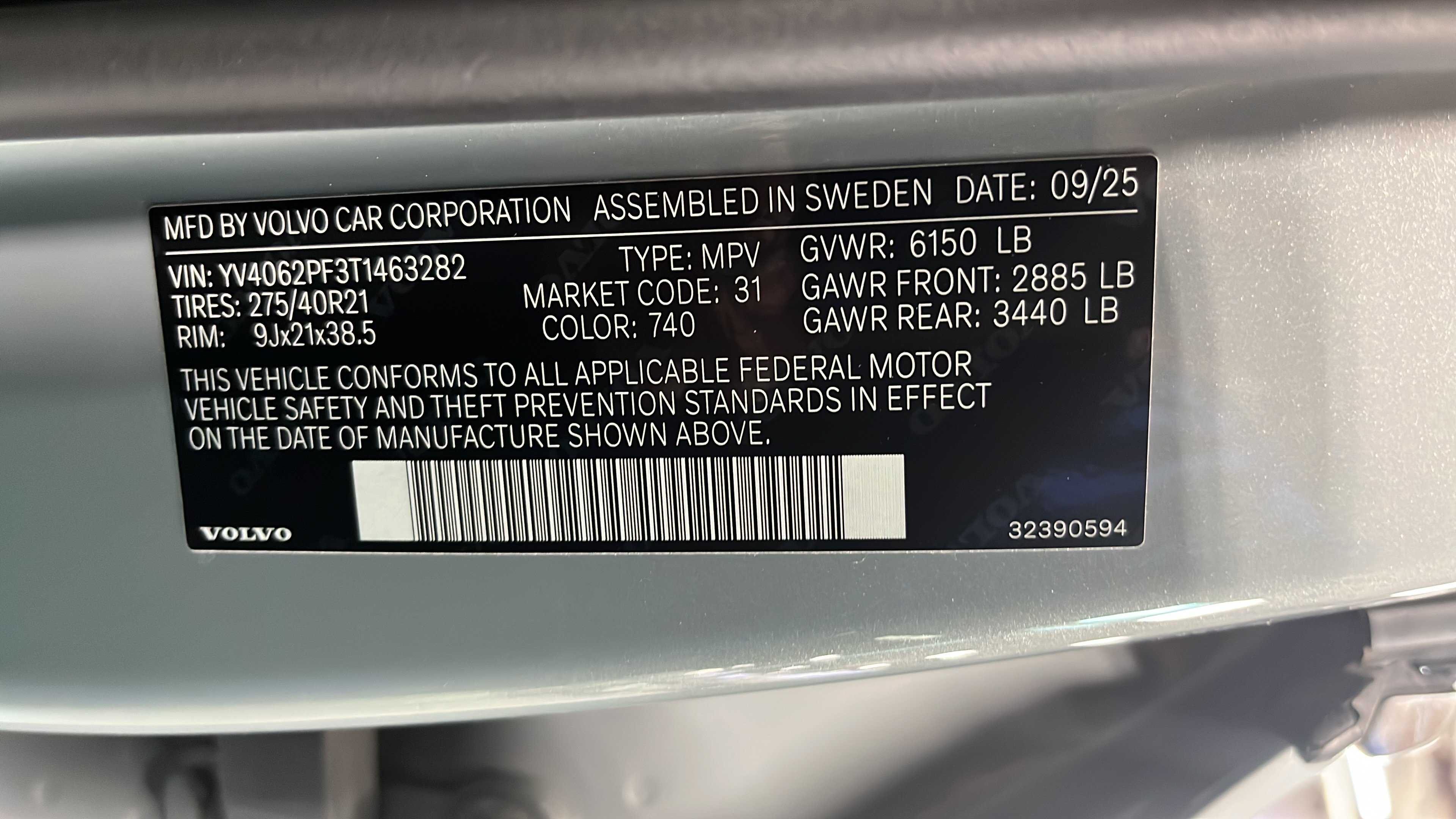 Certified 2026 Volvo XC90 B6 Ultra w/ Protection Package AWD/4WD image 31