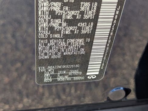 Used 2019 INFINITI QX80 Luxe w/ 22" Wheel Package image 32