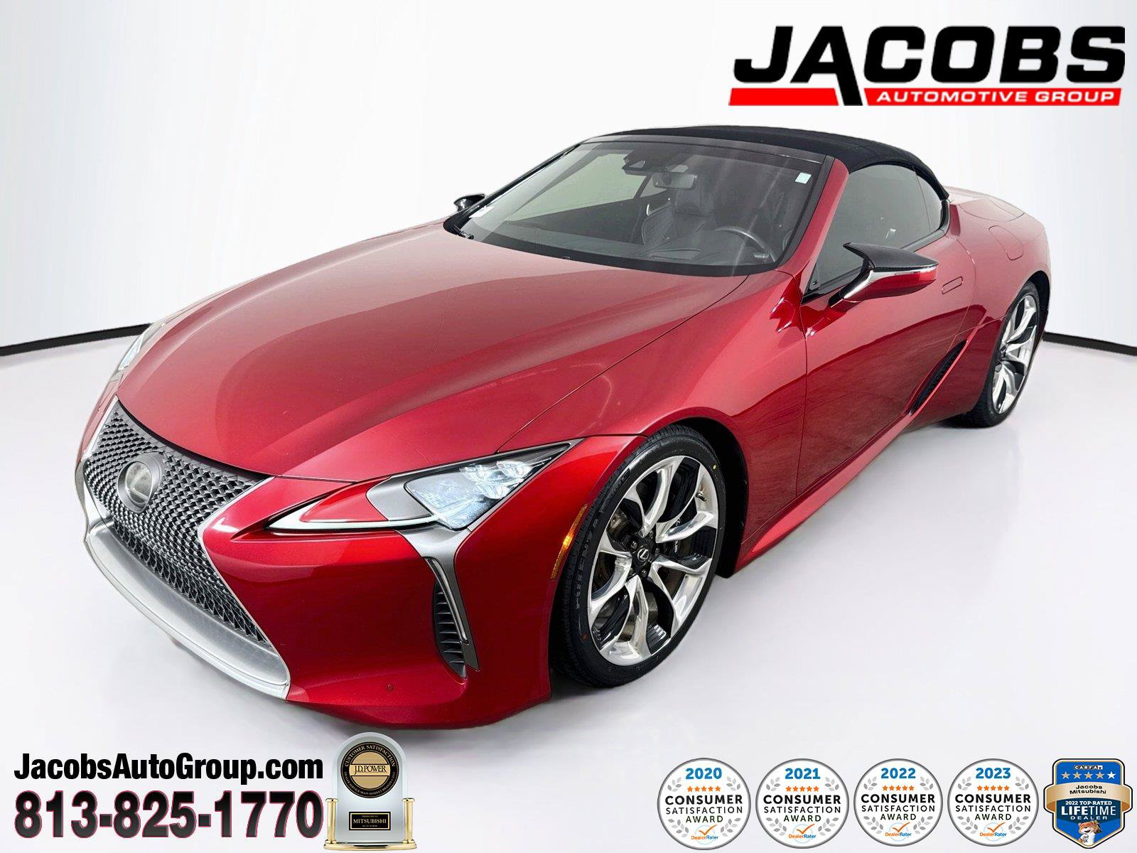 Used 2021 Lexus LC 500 Convertible w/ Touring Package RWD image 1