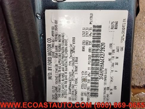 Used 2012 Ford Fusion SE FWD image 17