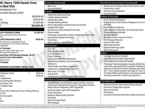 Used 2019 GMC Sierra 1500 Denali w/ Technology Package AWD/4WD image 7