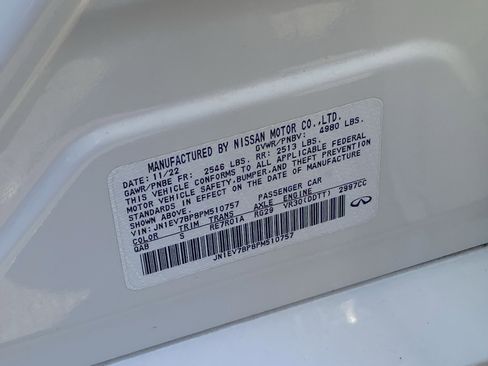 Used 2023 INFINITI Q50 Luxe w/ Cargo Package RWD image 9