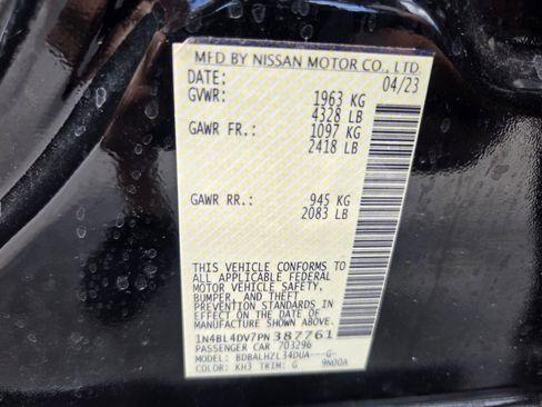 Used 2023 Nissan Altima 2.5 SV FWD image 20