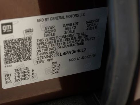 Used 2023 Chevrolet Tahoe High Country w/ Max Trailering Package AWD/4WD image 38