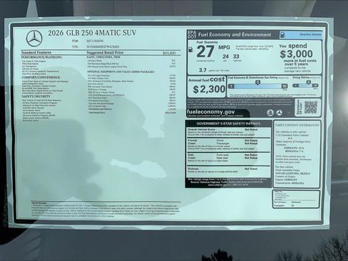 Certified 2026 Mercedes-Benz GLB 250 4MATIC image 26