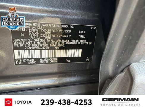 Certified 2025 Toyota RAV4 XLE FWD image 17