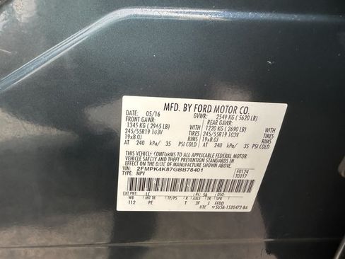 Used 2016 Ford Edge Titanium w/ Equipment Group 302A AWD/4WD image 18