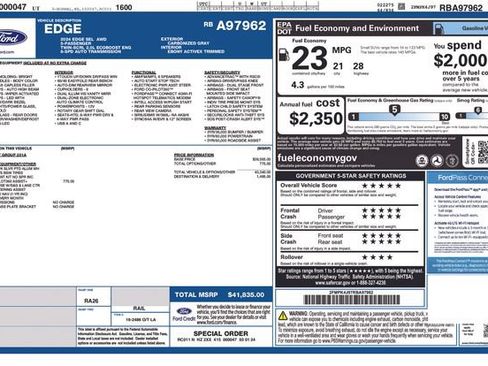 Used 2024 Ford Edge SEL AWD/4WD image 2
