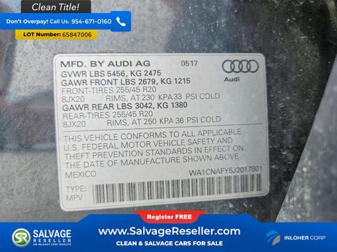 Used 2018 Audi Q5 Prestige AWD/4WD image 17