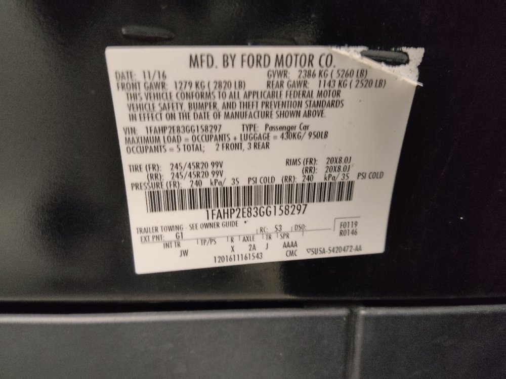 Used 2016 Ford Taurus SEL w/ Equipment Group 201A FWD image 33