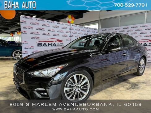 Used 2022 INFINITI Q50 Luxe w/ Cargo Package image 1