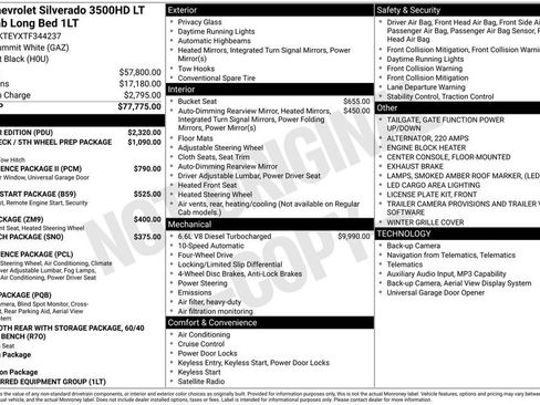 New 2026 Chevrolet Silverado 3500 LT w/ All Star Edition AWD/4WD image 8