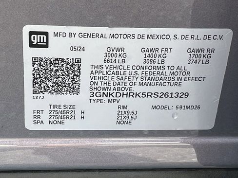 Certified 2024 Chevrolet Blazer EV RS image 22