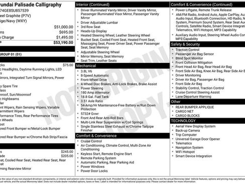 Used 2025 Hyundai Palisade Calligraphy FWD image 6