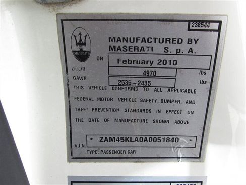 Used 2010 Maserati GranTurismo S image 50