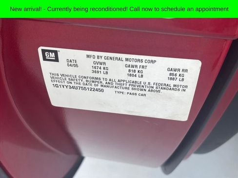 Used 2005 Chevrolet Corvette Convertible w/ Preferred Equipment Group RWD image 30