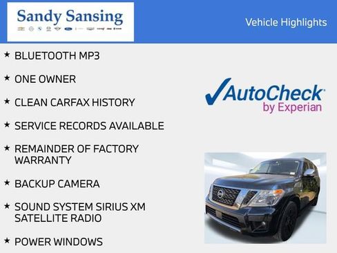 Used 2019 Nissan Armada Platinum w/ Captain's Chairs Package image 7